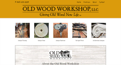 Desktop Screenshot of oldwoodworkshop.com