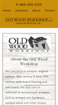 Mobile Screenshot of oldwoodworkshop.com